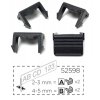 THULE Ersatzclips (Replacement Clips) schwarz