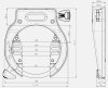 Abus Rahmenschloss Amparo 4650S NR ohne Halter schwarz 