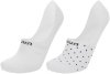 UYN Unisex Ghost 4.0 Socks 2Prs Pack white white/black 35-36