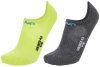 UYN Unisex Sneaker 4.0 Socks 2Prs Pack anthracite mel/lime 35-36