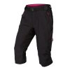 Endura Damen Hummvee 3/4 II mit Innenhose: Schwarz - S