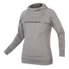 Endura Damen SingleTrack Hoodie: Grau - S