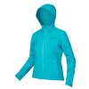 Endura Damen Hummvee Wasserdichte Kapuzenjacke: Pazifik Blau - XL